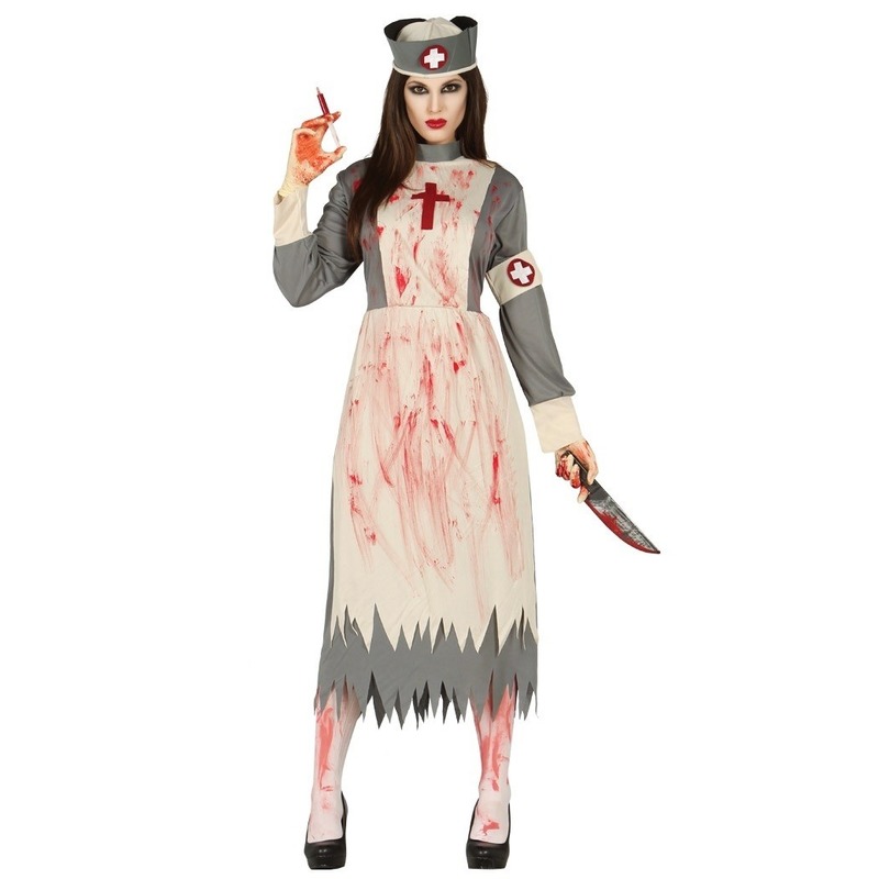 Halloween - Horror verpleegster/zuster verkleed kostuum voor dames