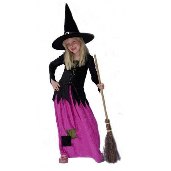 Halloween - Lange heksenjurk voor meisjes