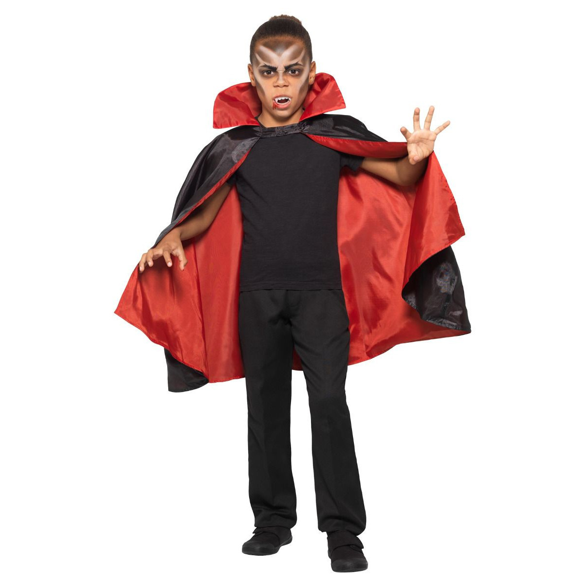 Halloween - Omkeerbare vampier/Dracula verkleed cape voor kinderen