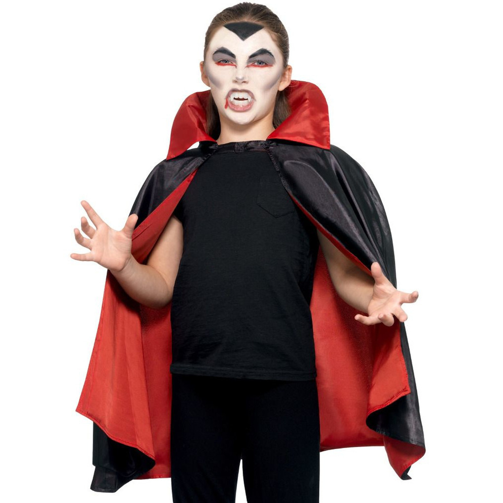 Halloween - Vampier/Dracula verkleed set met cape schmink en tanden