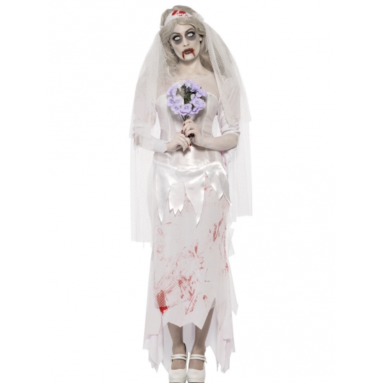 Halloween - Zombie bruid horror kostuum