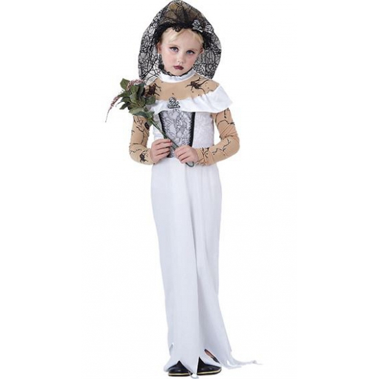 Halloween - Zombie bruid kostuum voor meisjes