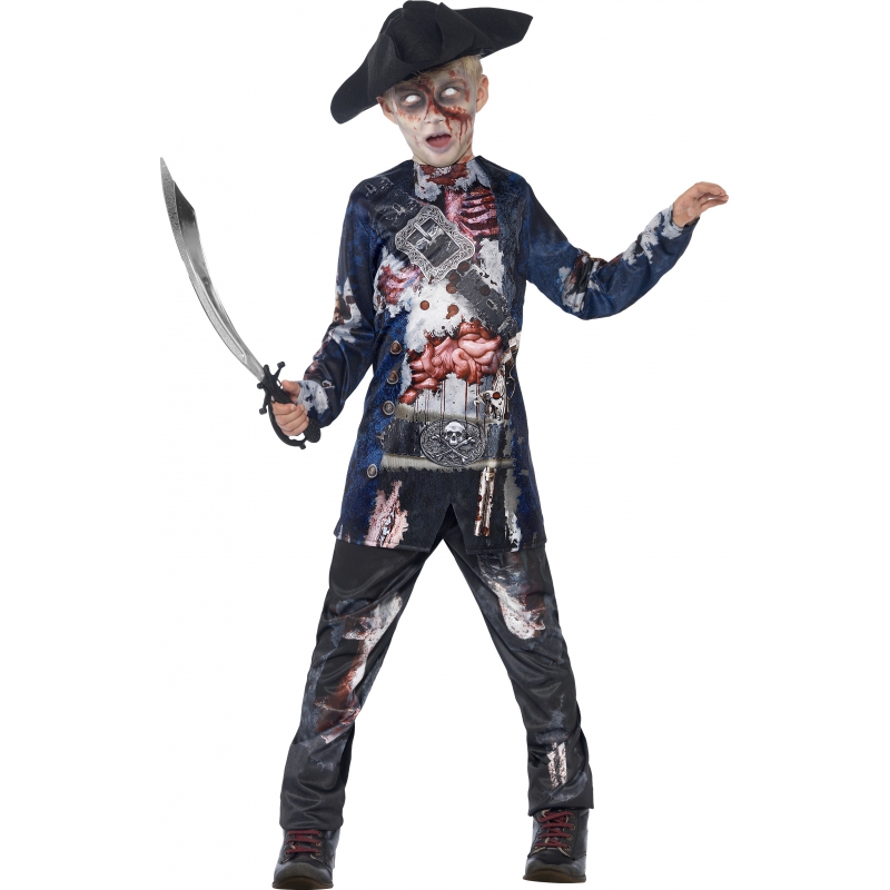 Halloween - Zombie piraat kostuum voor jongens