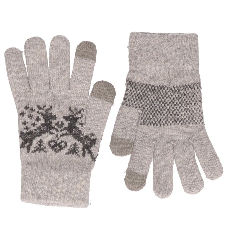 Handschoenen Nordic-grijs voor dames