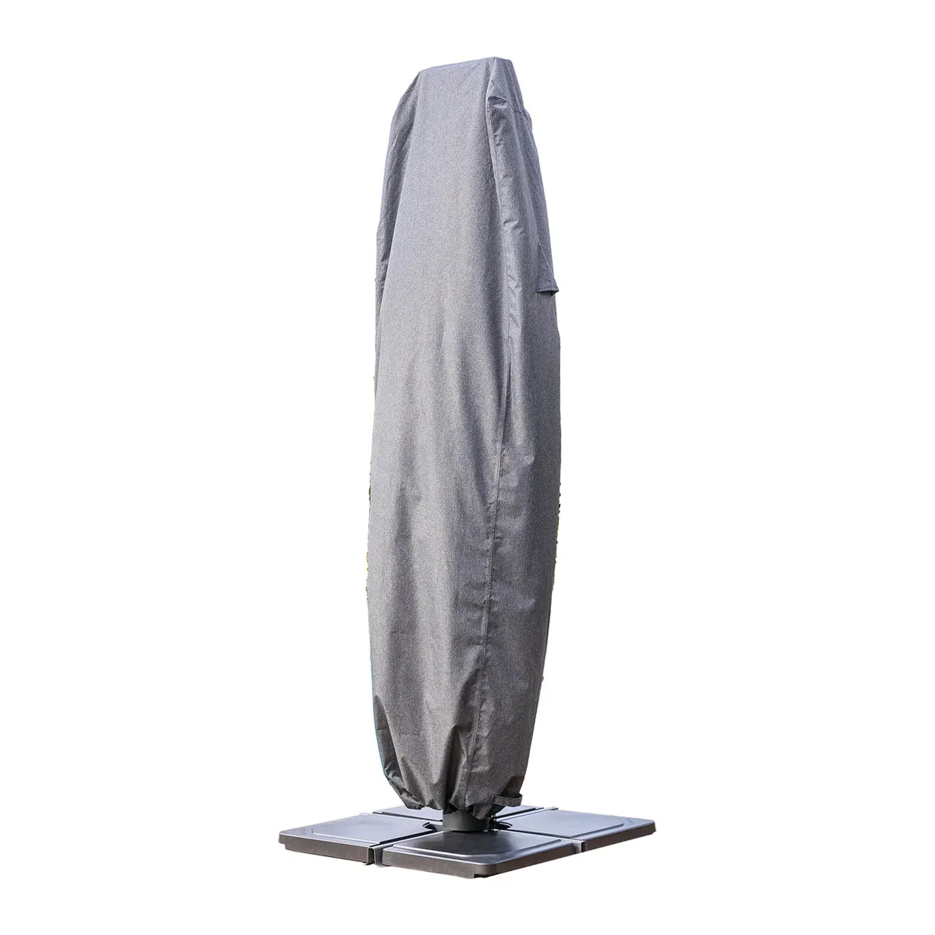 Hesperide Parasol Beschermhoes Hambo grijs polyester waterafstotend 70 x 40 x 257 cm