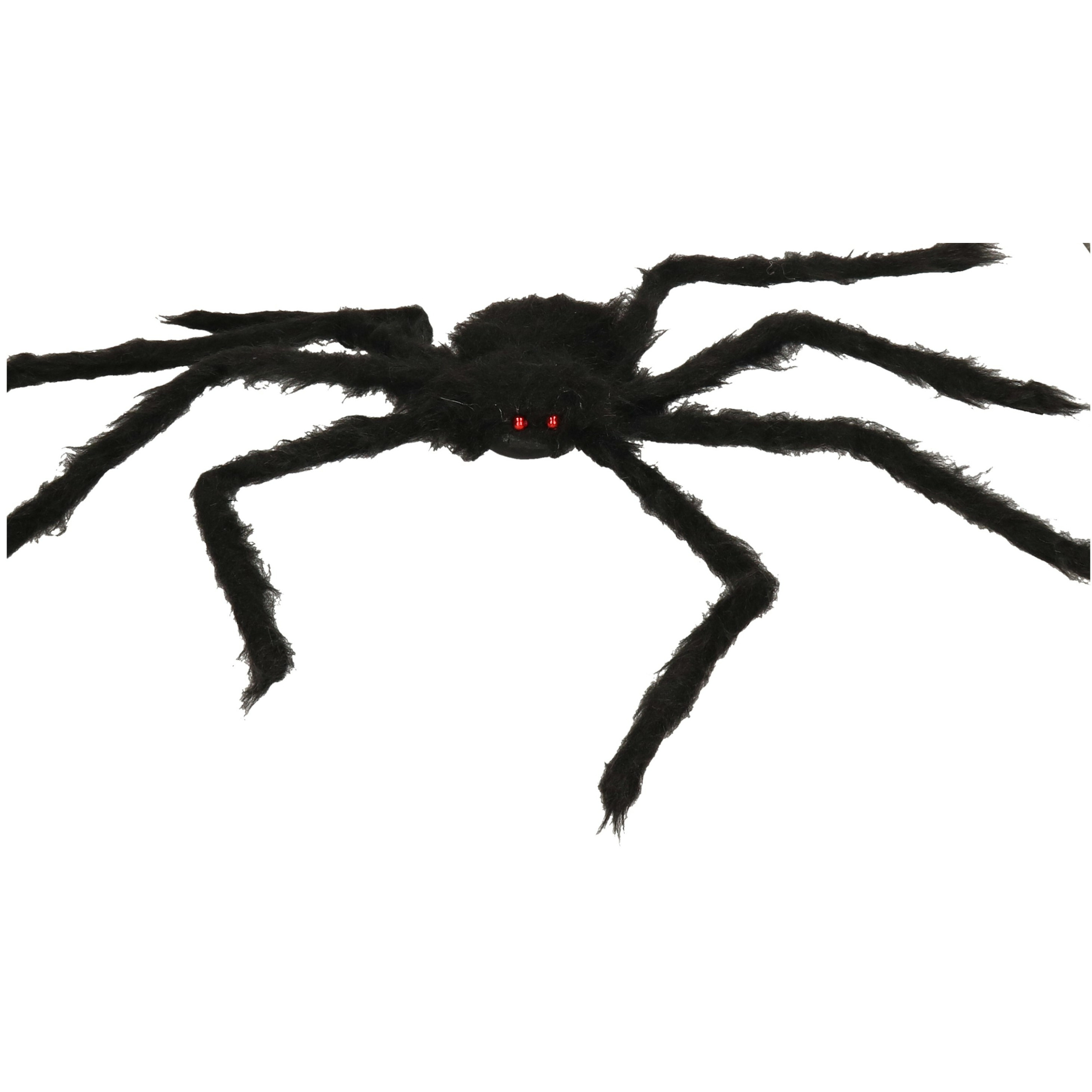 Horror spin groot - Halloween decoratie/versiering - zwart - 70 cm
