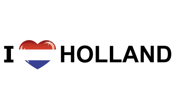 I Love Holland stickers 19.6 x 4.2 cm
