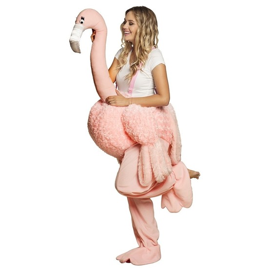 Instap kostuum Flamingo voor volwassenen