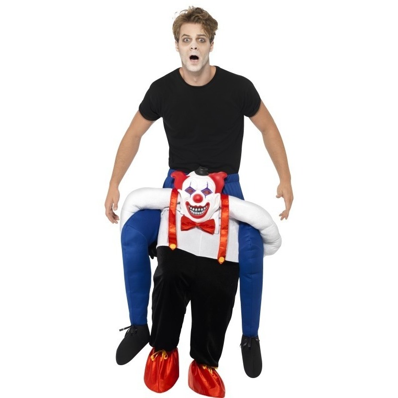 Instapkostuum enge horror clown voor volwassenen