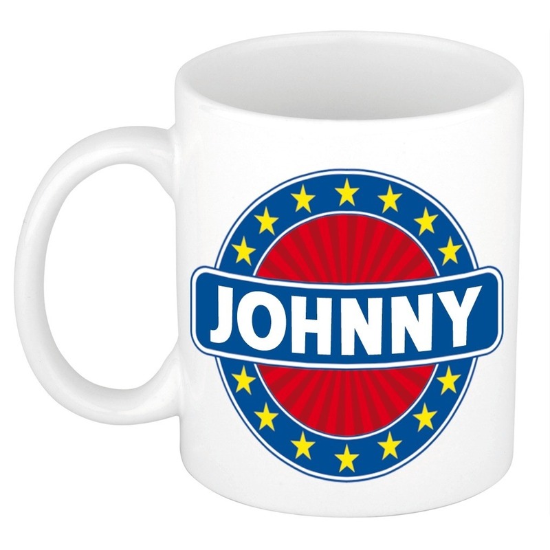 Johnny naam koffie mok-beker 300 ml