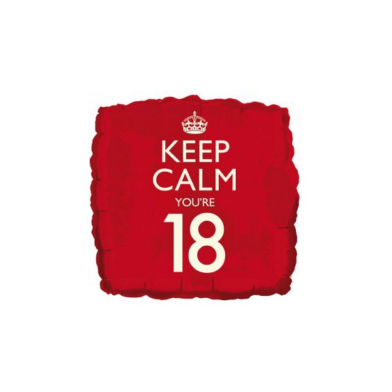 Keep Calm folie ballon 18 -