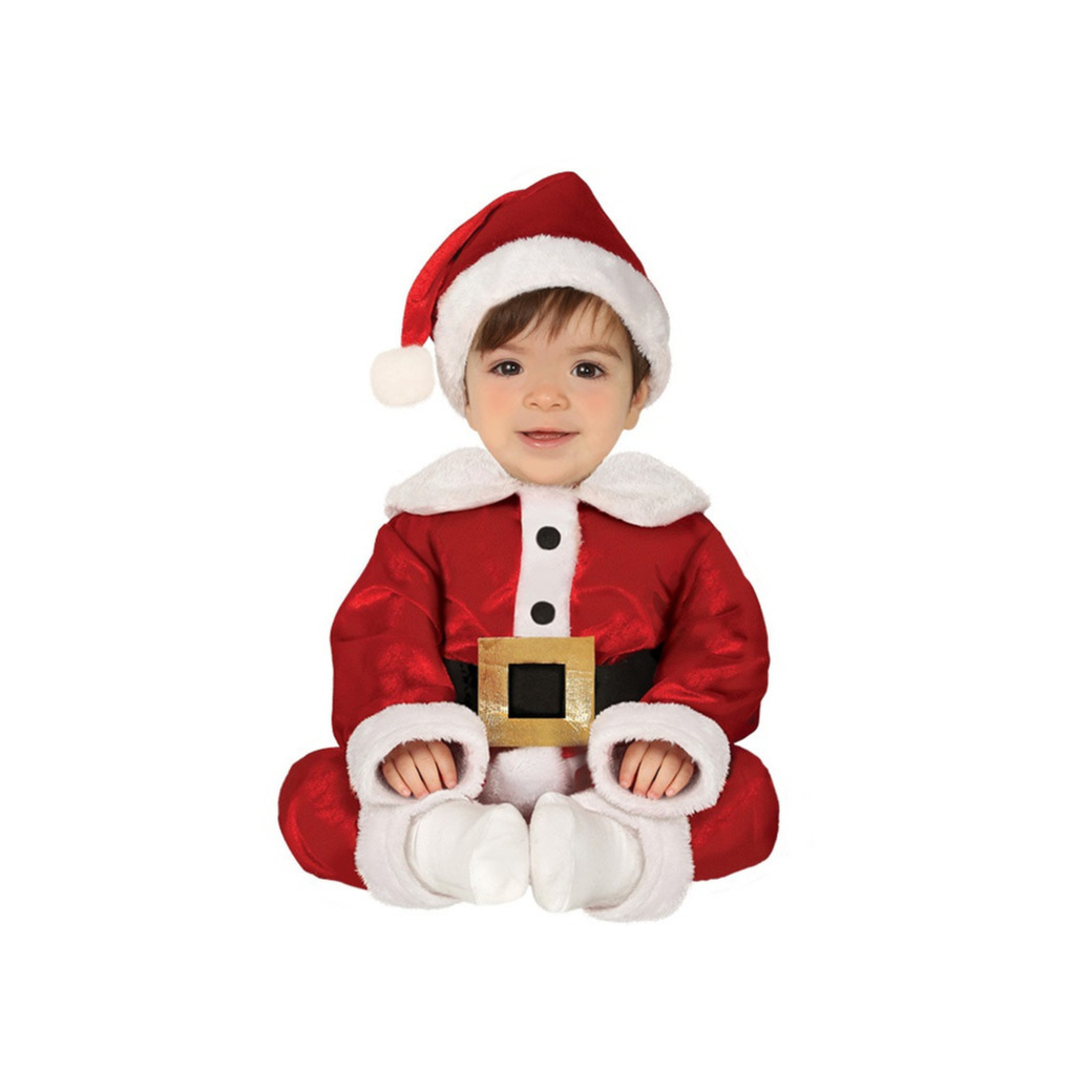 Kerstman baby verkleed kostuum 3-delig