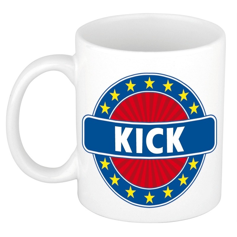 Kick naam koffie mok-beker 300 ml