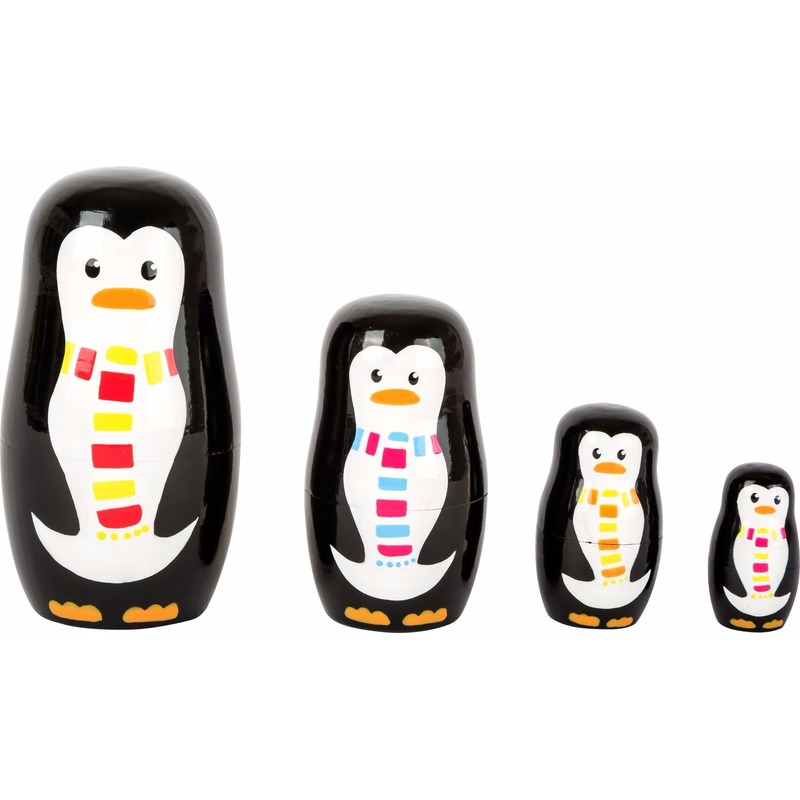 Kinderkamer decoratie pinguis matroesjka set