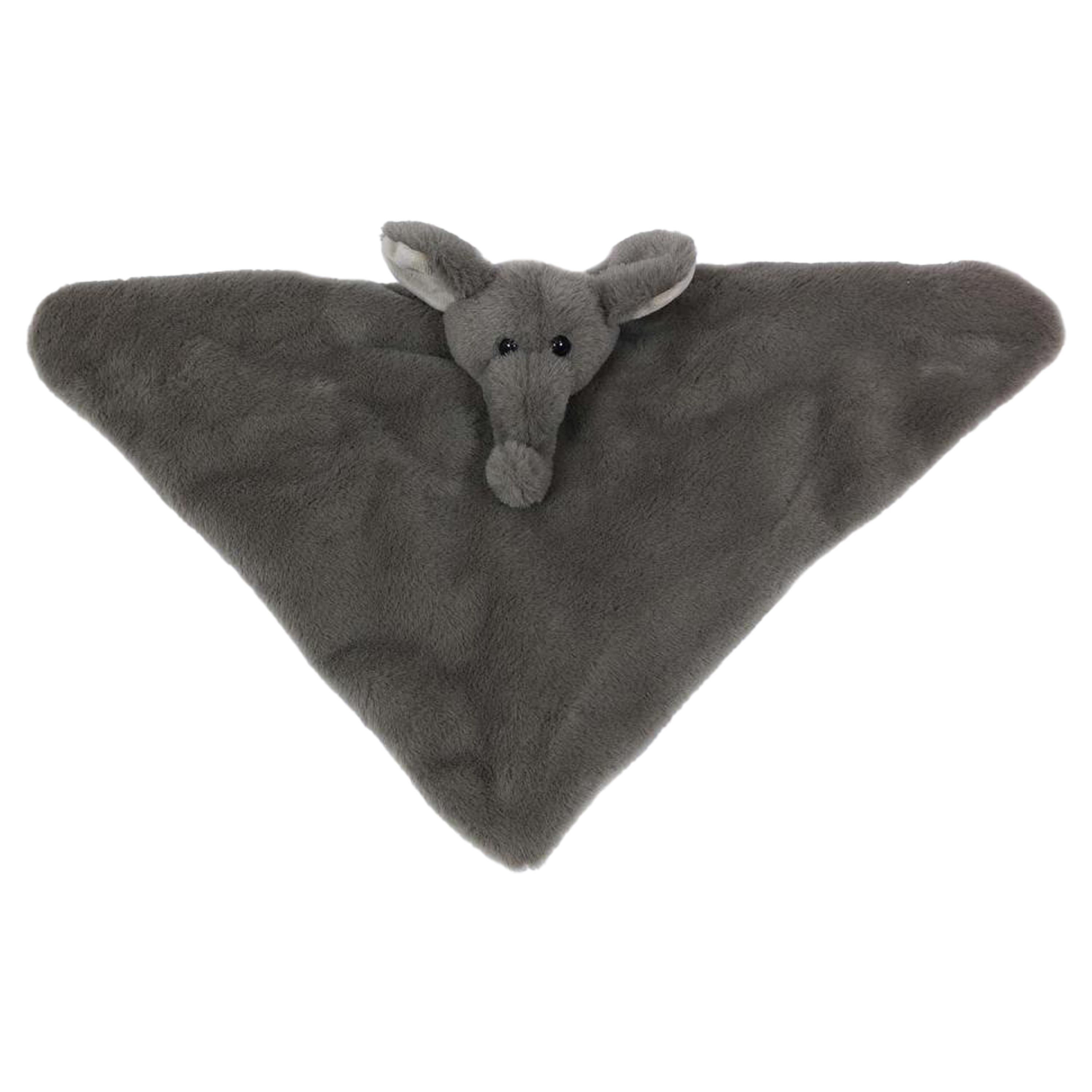 Knuffeldier Olifant zachte pluche stof tuttel-knuffeldoekje grijs 45 cm