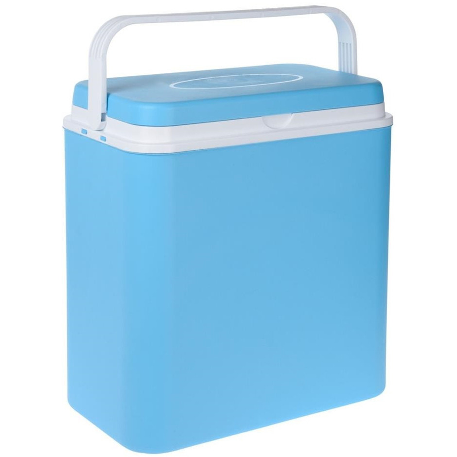 Koelbox lichtblauw 24 liter 39 x 25 x 38 cm