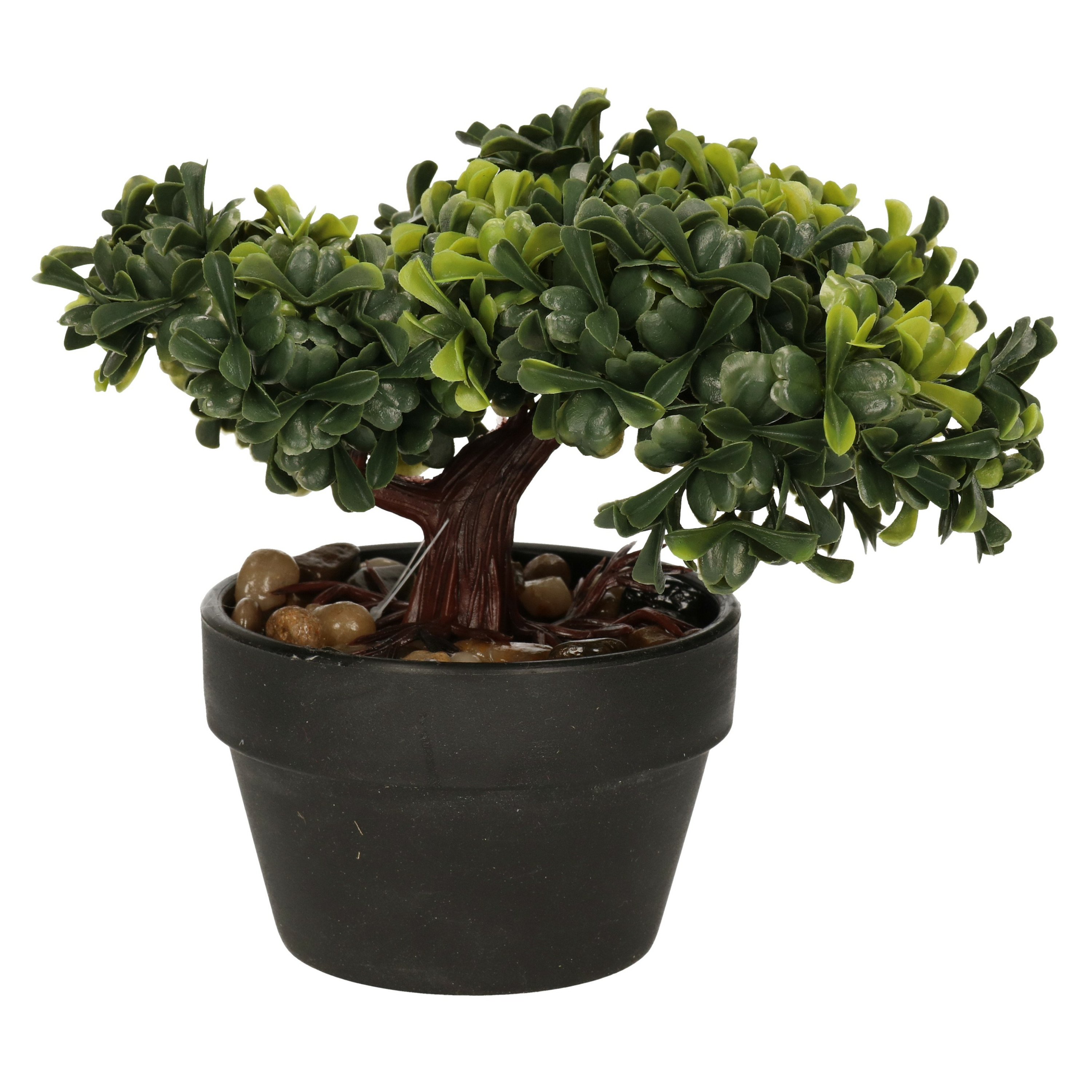 Kunstplant bonsai boompje in pot Japans decoratie 19 cm Type Bright