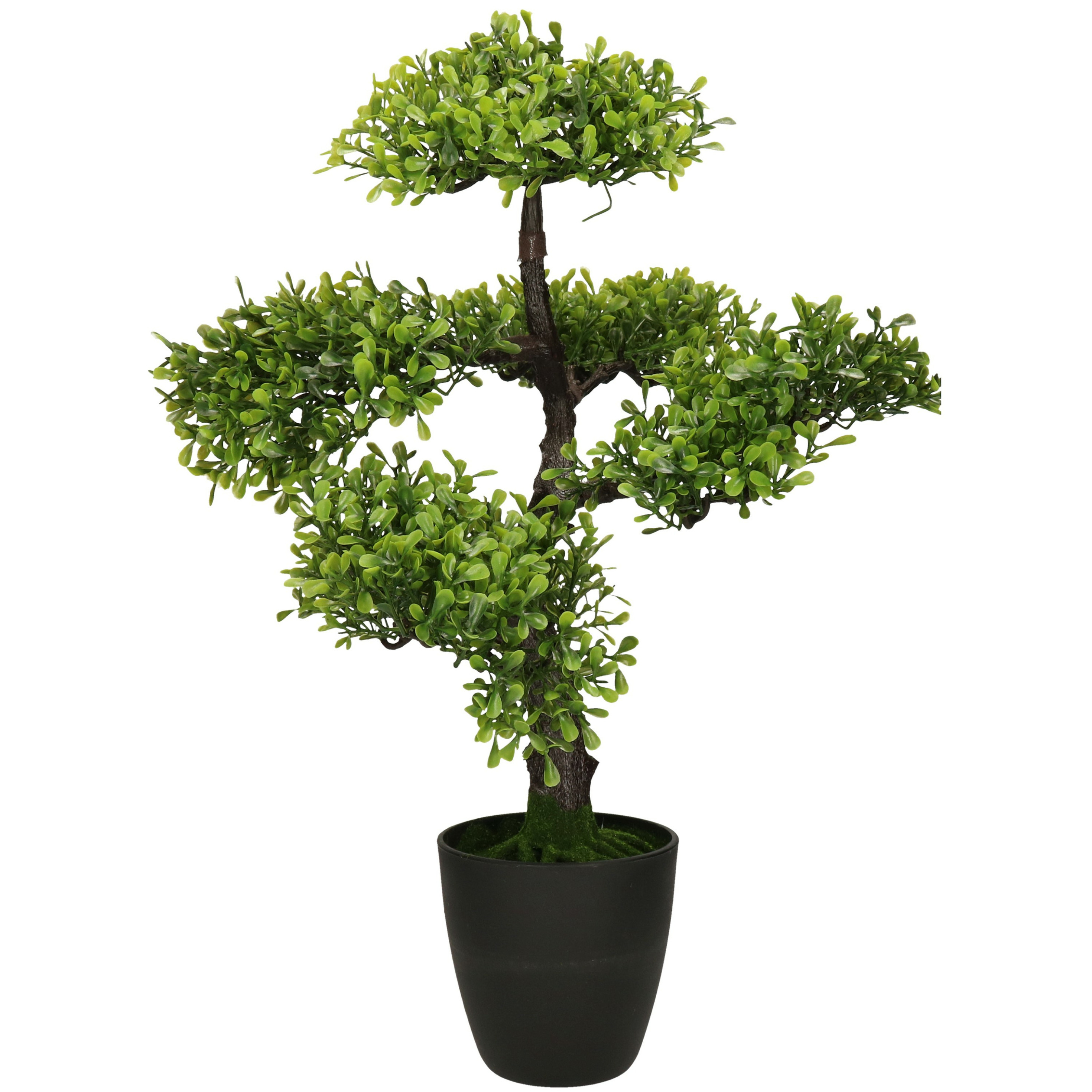 Kunstplant bonsai boompje in pot Japans decoratie 50 cm Type Kyoto light