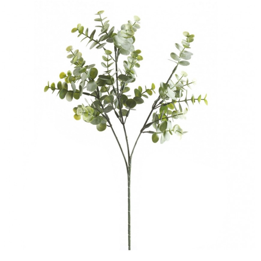Kunstplant Eucalyptus takken 65 cm grijs-groen