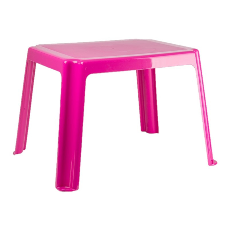Kunststof kindertafel roze 55 x 66 x 43 cm