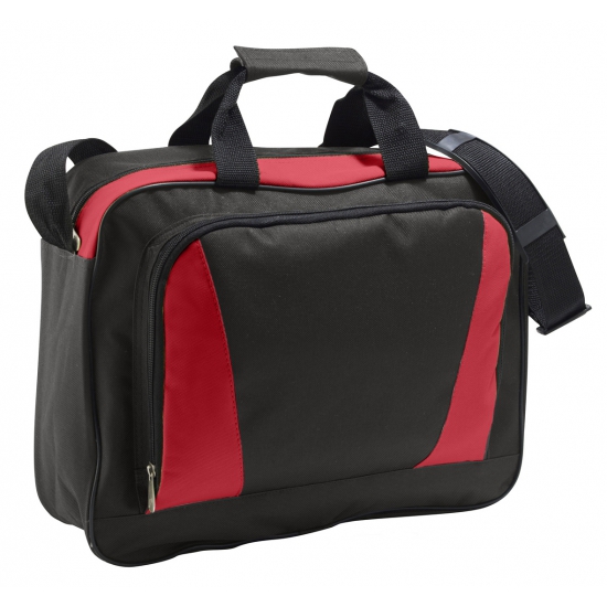 Laptop tas rood/zwart 40 cm