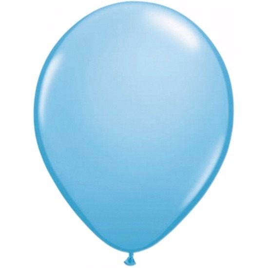 Lichtblauwe ballonnen 15 stuks 30 cm -