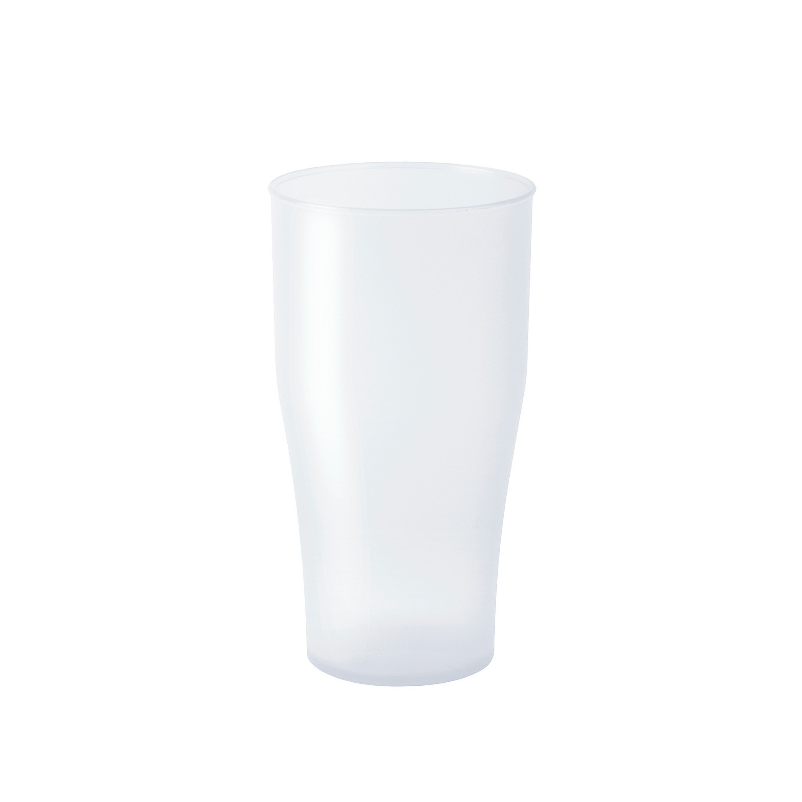 Longdrink glas 4x wit kunststof 450 ml herbruikbaar