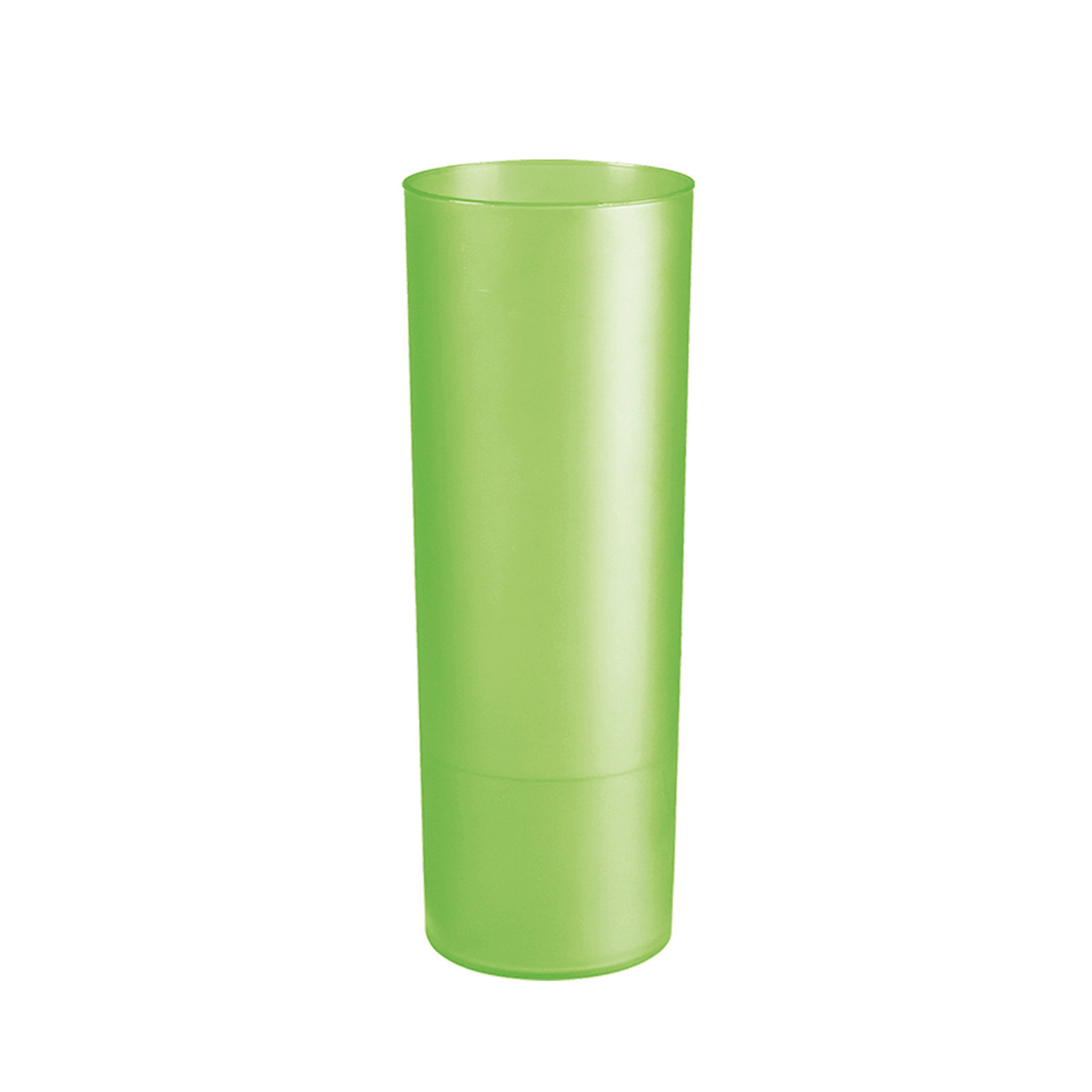 Longdrink glas 6x groen kunststof 330 ml herbruikbaar