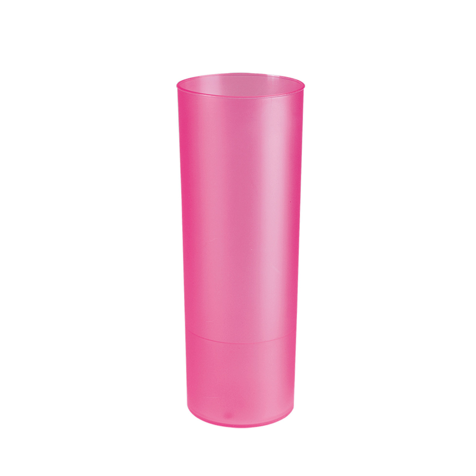 Longdrink glas 6x roze kunststof 330 ml herbruikbaar