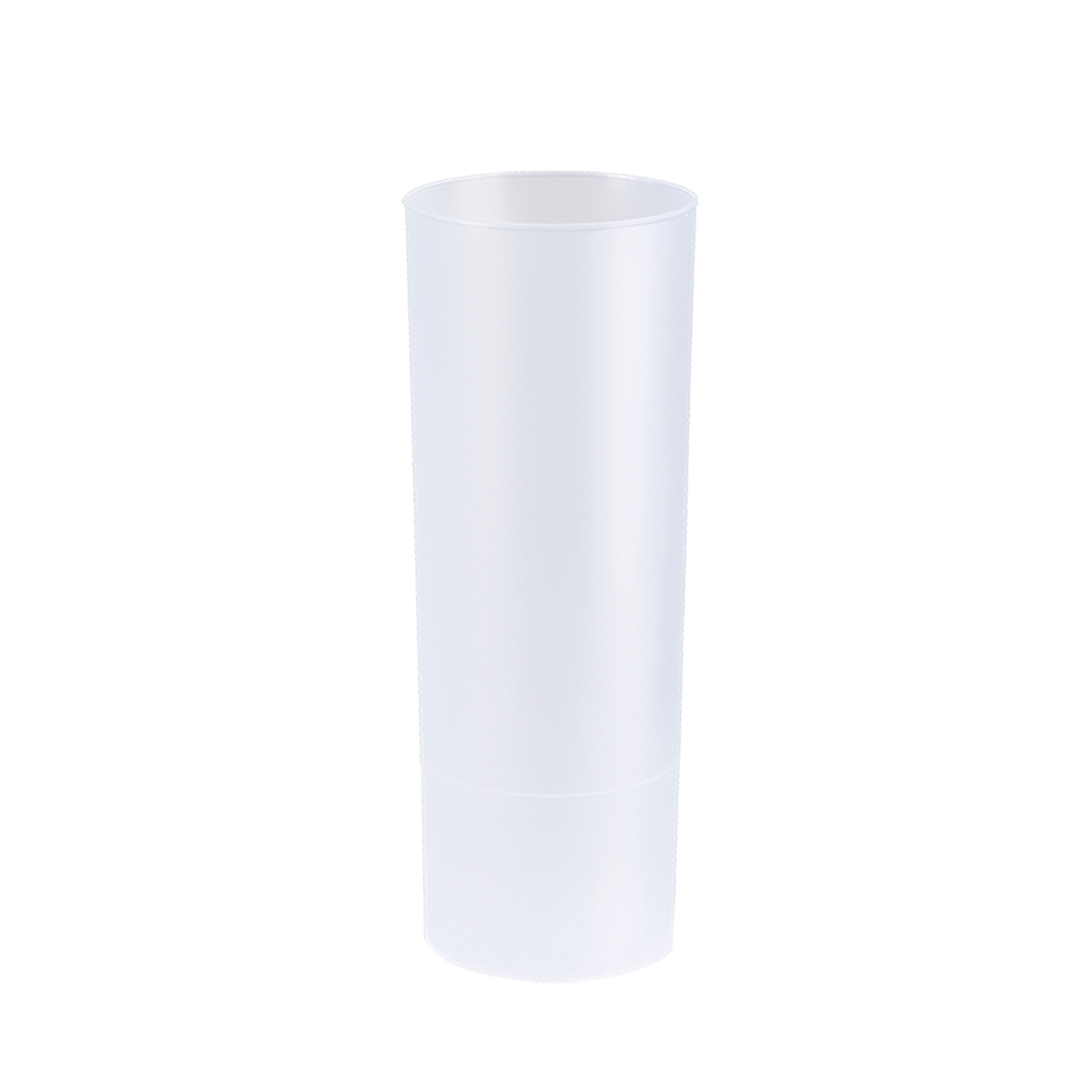 Longdrink glas 6x wit kunststof 330 ml herbruikbaar