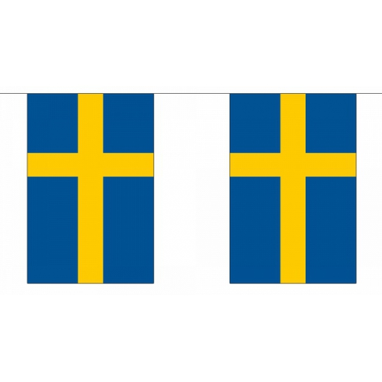 Luxe zweden vlaggenlijn 9 m