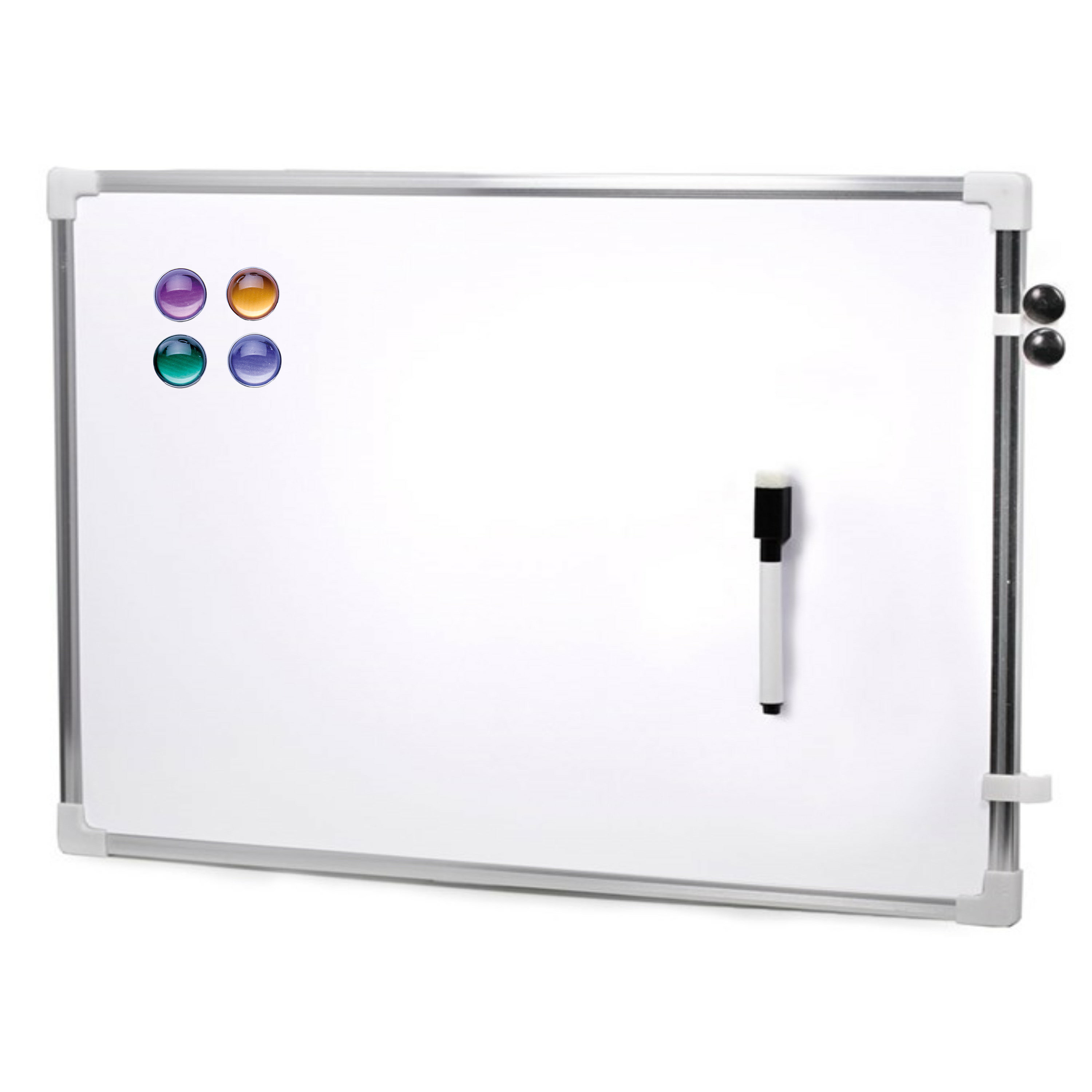 Magnetisch whiteboard-memobord met marker en magneten 60 x 40 cm