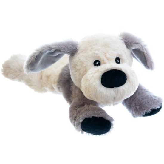 Magnetron warmte knuffel hond-puppy 18 cm