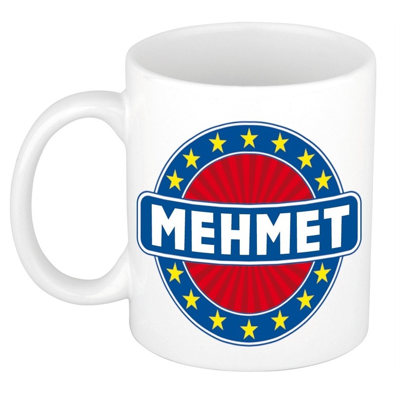 Mehmet naam koffie mok-beker 300 ml
