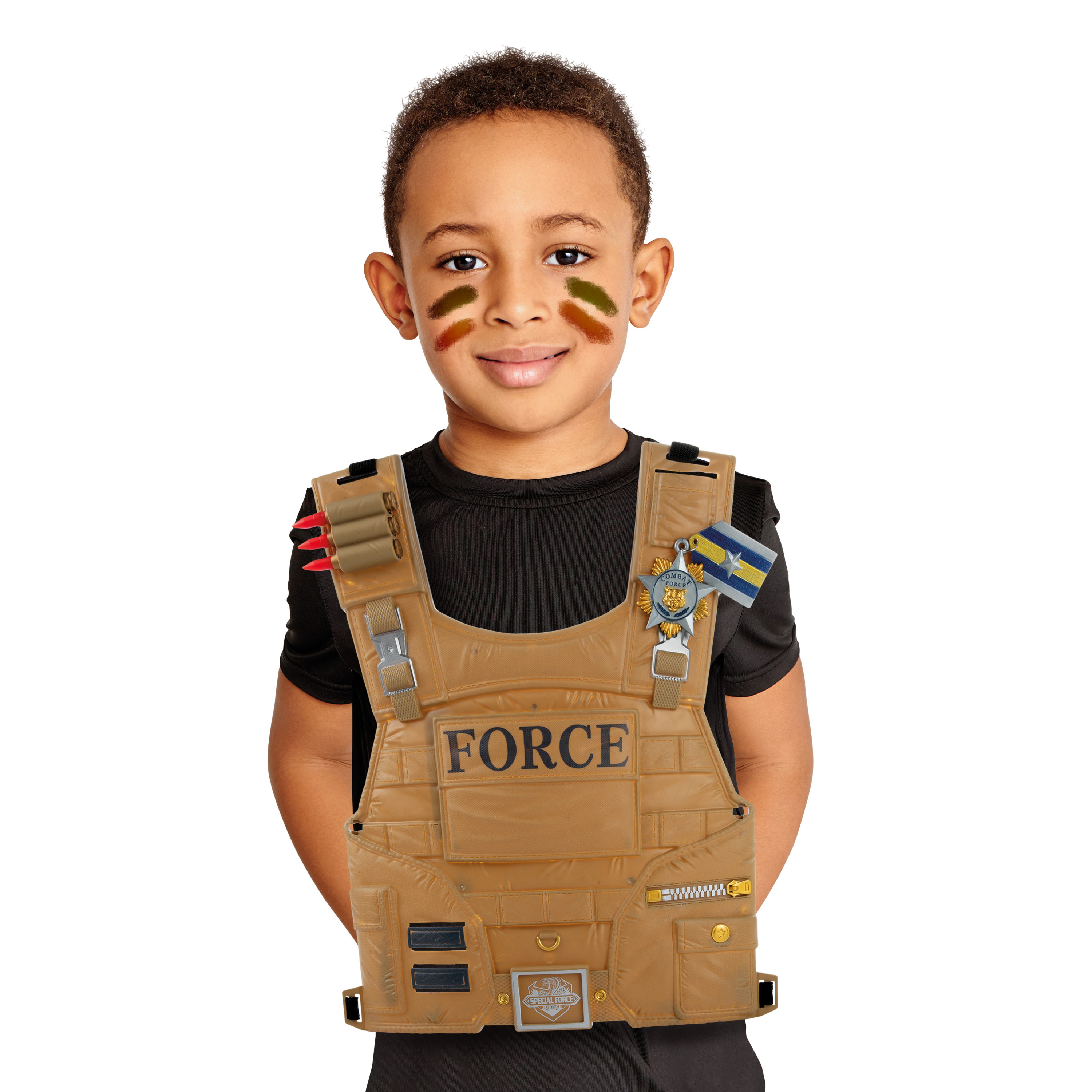 Militair kogelwerend vest verkleed speelgoed voor kinderen 42 x 30 cm