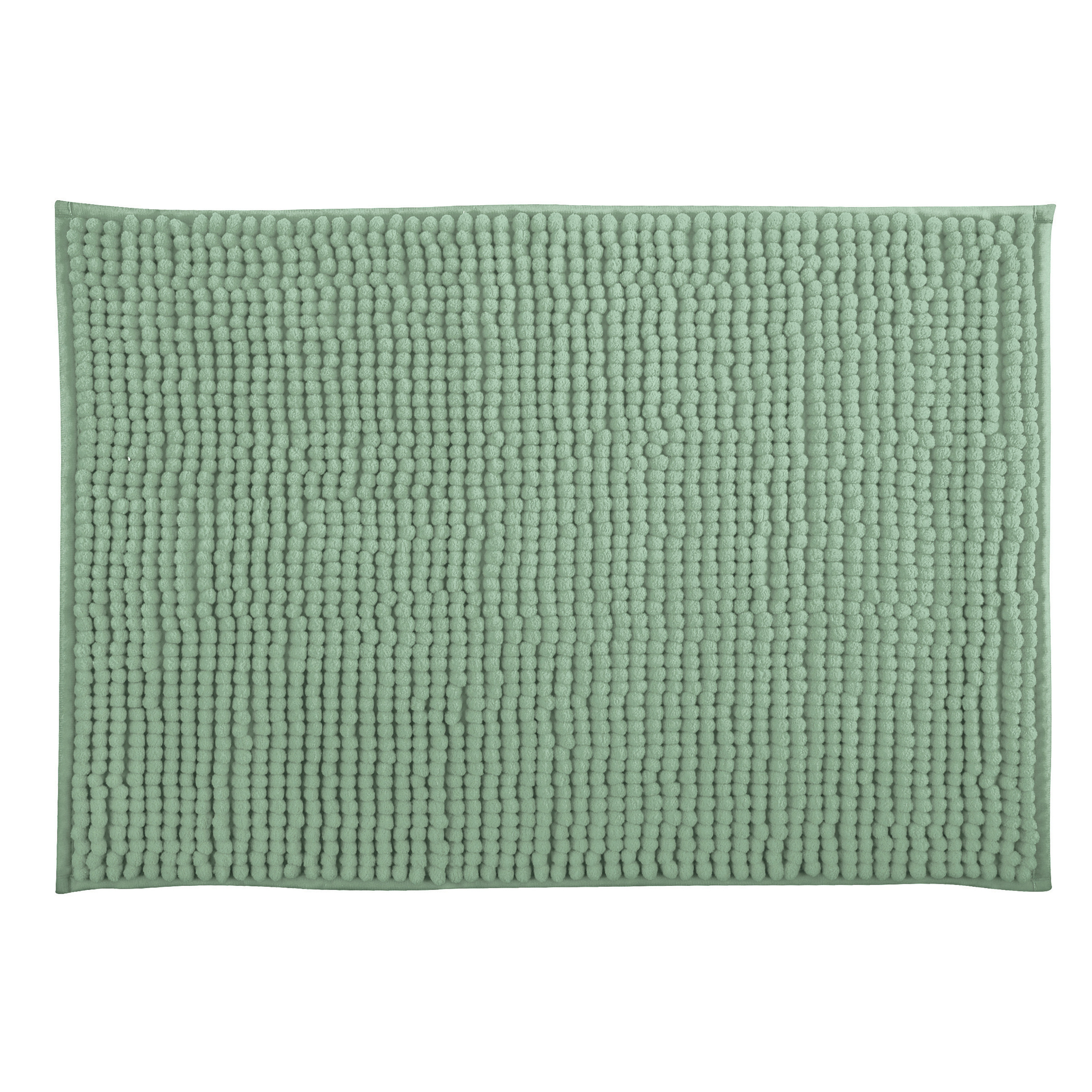 MSV Badkamerkleedje-badmat tapijt voor op de vloer groen 40 x 60 cm