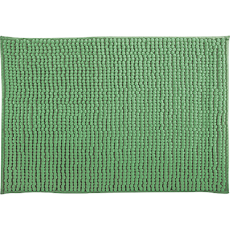 MSV Badkamerkleedje-badmat tapijt voor op de vloer groen 50 x 80 cm
