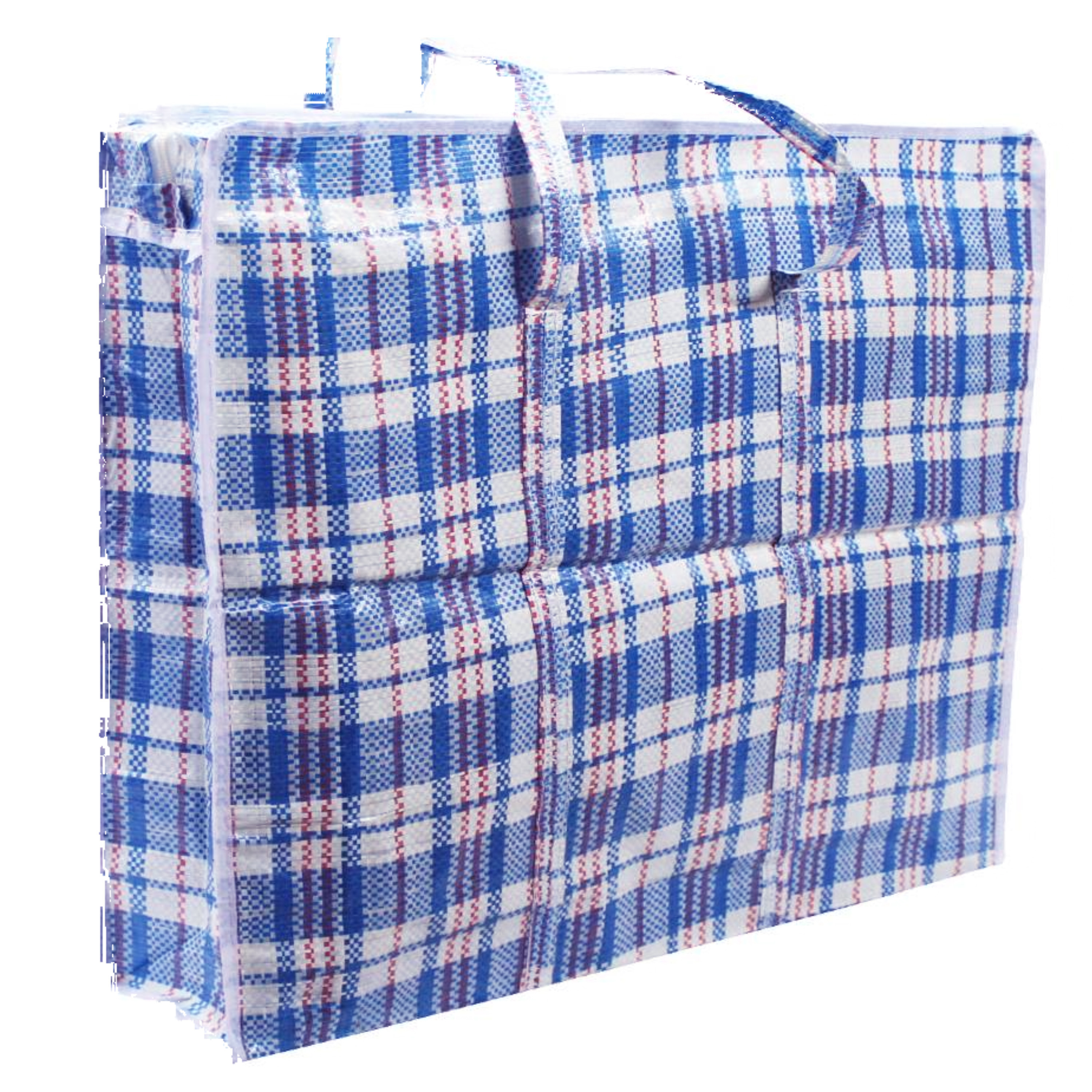 Opbergtas-hoes voor kussen-deken-dekbed-slaapzak 100x70x30 cm blauw