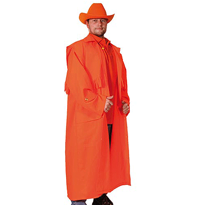 Oranje cowboy jas