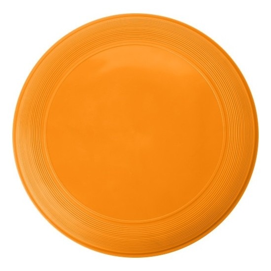 Oranje speelgoed frisbee 21 cm -