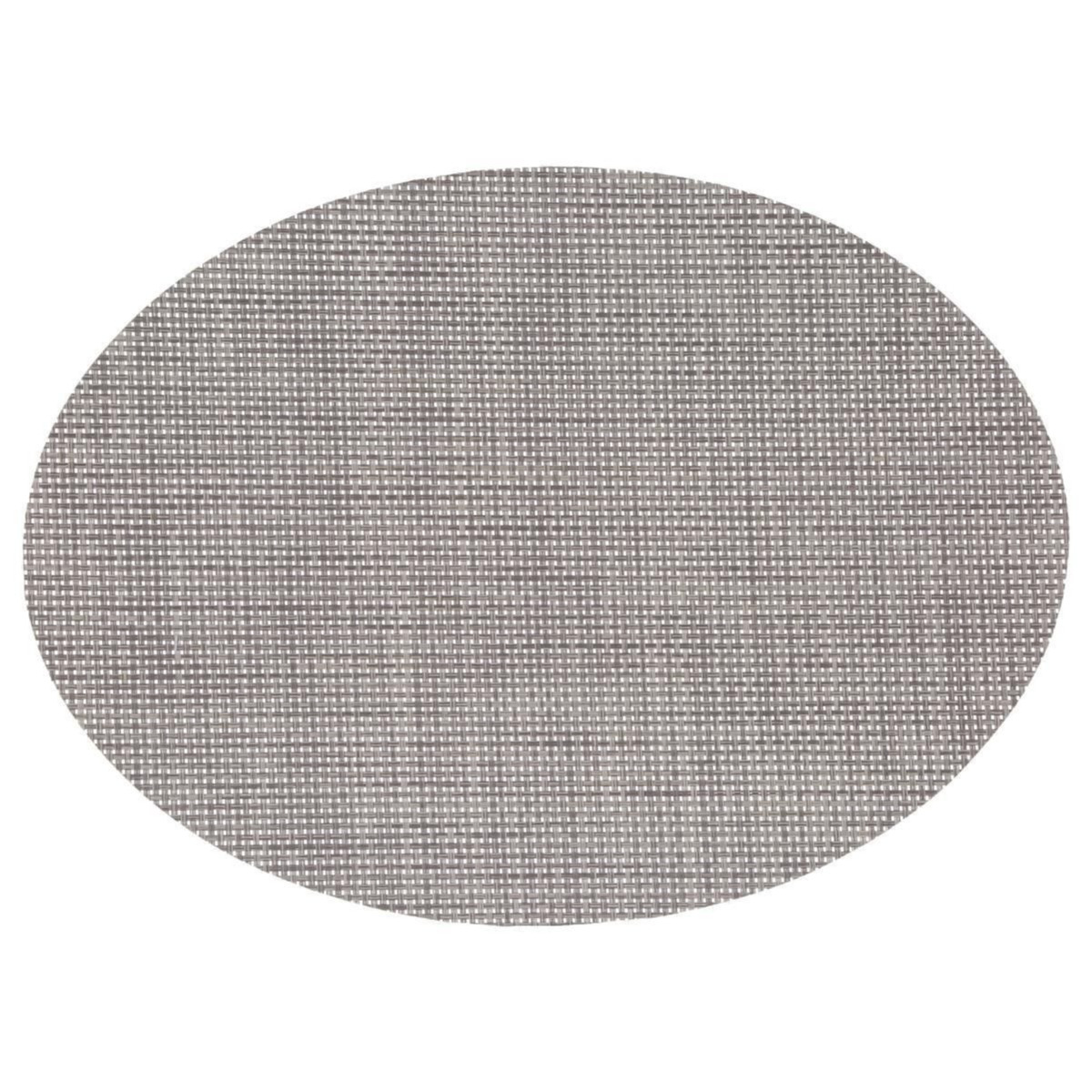 Secret de Gourmet Ovale placemat Maoli grijs kunststof x 35 cm -