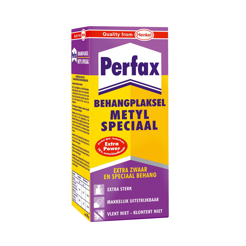 Perfax metyl speciaal behanglijm-behangplaksel 180 gram