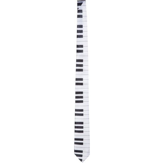 Piano verkleed stropdas voor volwassenen -