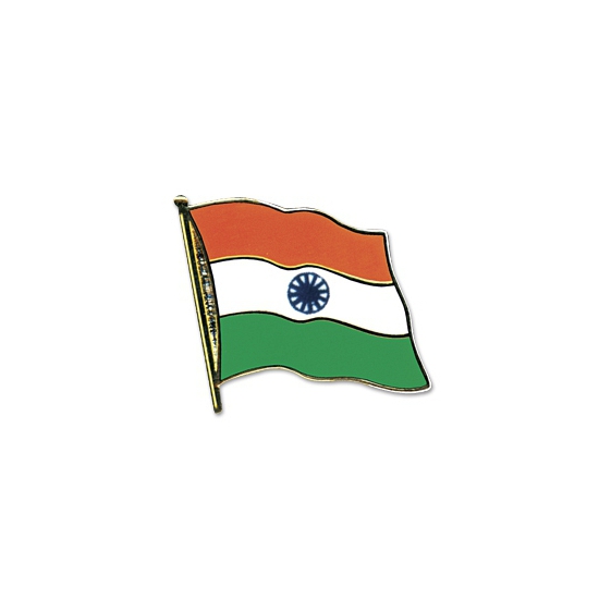 Pin speldje broche Vlag India 20 mm blazer revers pin landen decoraties