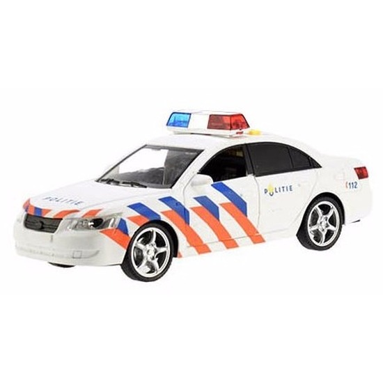 Plastic politie auto met licht en geluid 22 cm