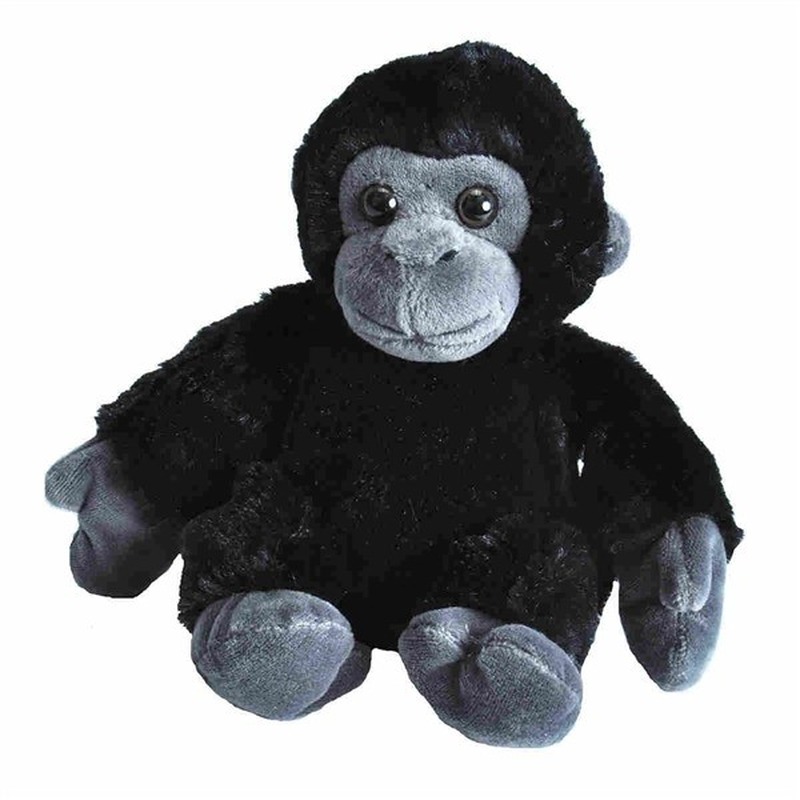 Wild Republic Pluche baby gorilla aap knuffel 18 cm -