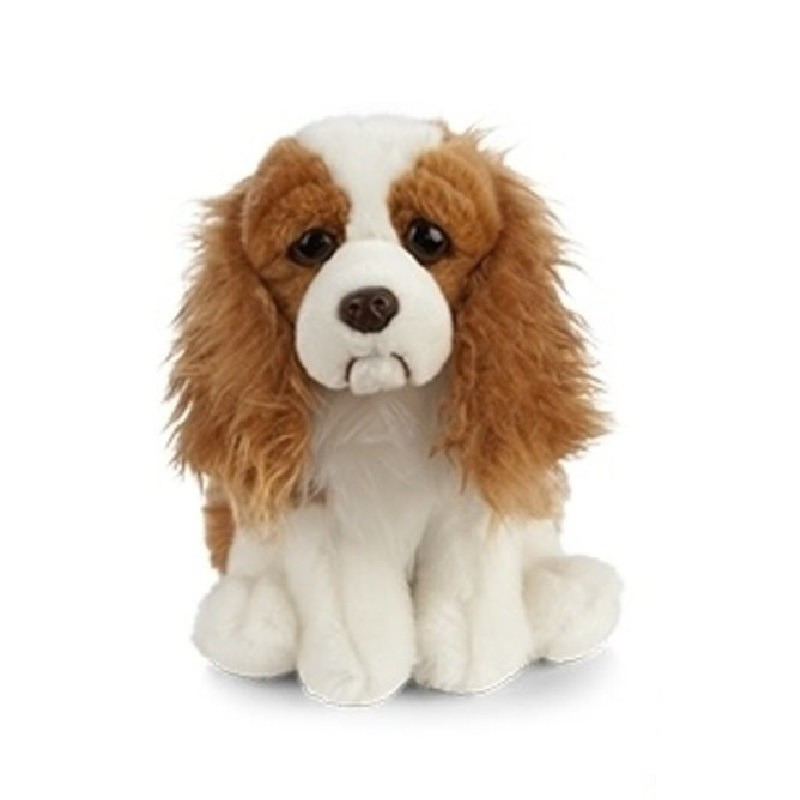 Pluche bruine Spaniel honden knuffel 23 cm speelgoed