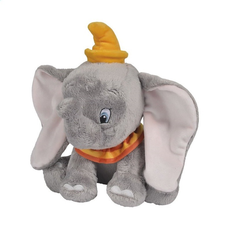 Pluche Disney Dumbo-Dombo olifant knuffel 25 cm speelgoed