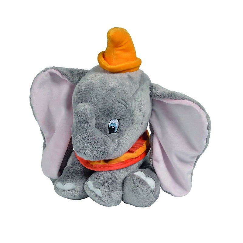 Pluche Disney Dumbo-Dombo olifant knuffel 35 cm speelgoed