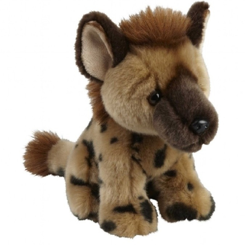 Ravensden Pluche gevlekte hyena knuffel 18 cm speelgoed -